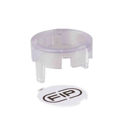 LCE Transparent protection plug with tag holder
