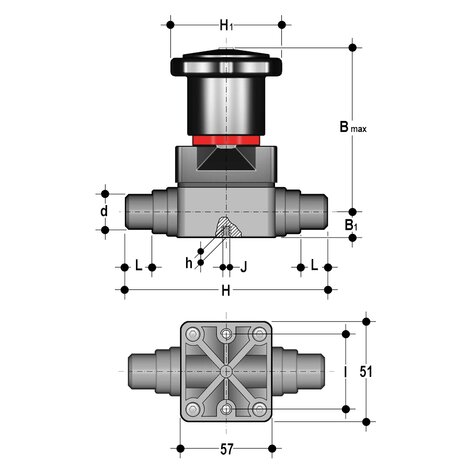 CMDV - Compact diaphragm valve