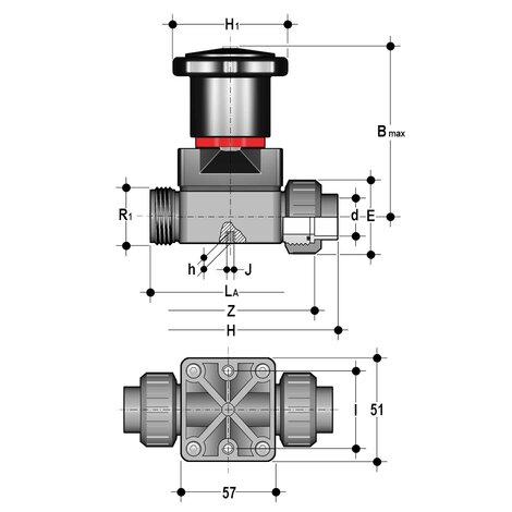 CMUIM - Compact diaphragm valve DN 12:15