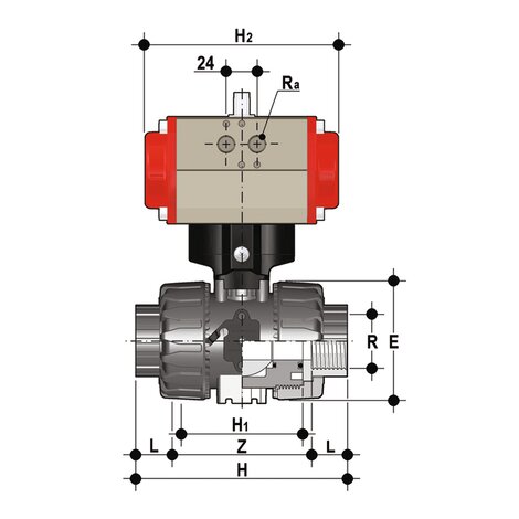 VKDNC/CP NO - Ball valve DN 10:50