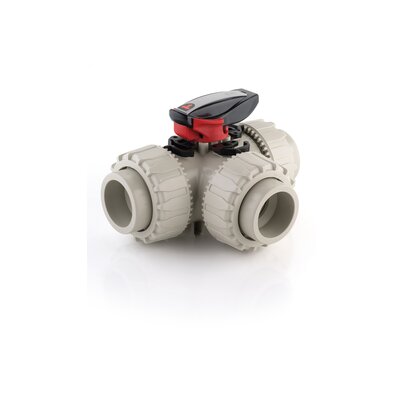 LKDDM - DUAL BLOCK® 3-way ball valve DN 15:50