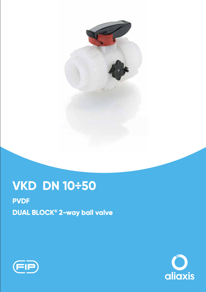 VKD DN 10:50 PVDF Technical Catalogue